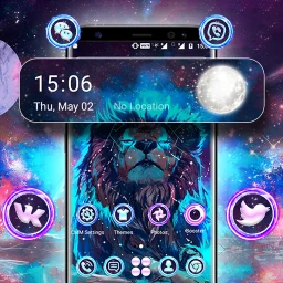 Abstract Lion Launcher Theme 图标